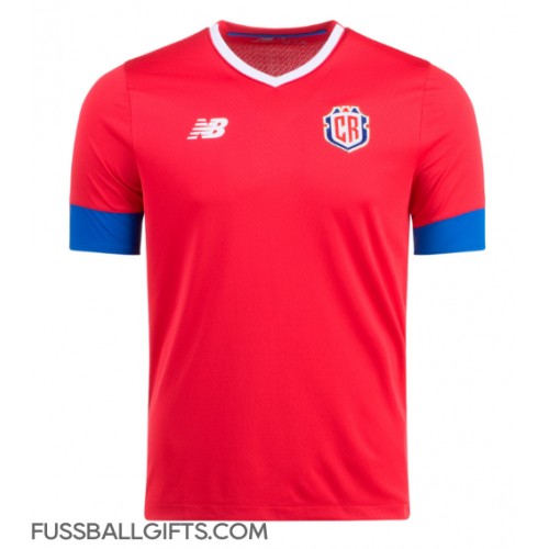 Costa Rica Fußballbekleidung Heimtrikot WM 2022 Kurzarm